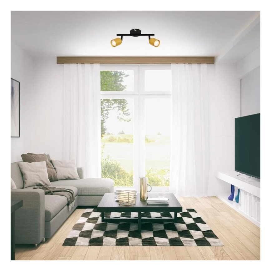 Briloner 2145-027 - Spot orientable 2x GU10, 9 W, 230 V