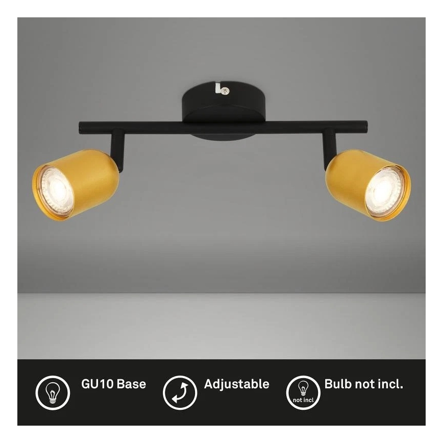 Briloner 2145-027 - Spot orientable 2x GU10, 9 W, 230 V
