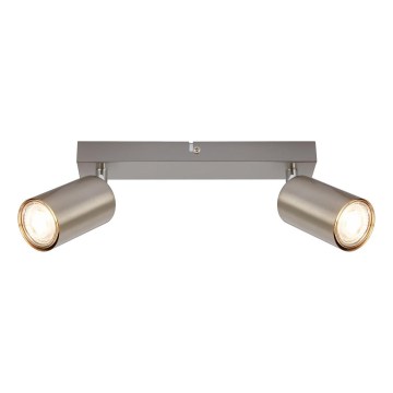Briloner 2172-022 - Spot orientable 2xGU10/9W/230V chromé mat