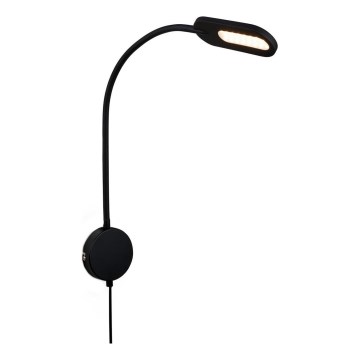 Briloner 2177015 - Applique murale flexible à intensité variable LED/6W/230V noir