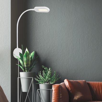 Briloner 2177016 - Applique murale flexible à intensité variable LED/6W/230V blanc