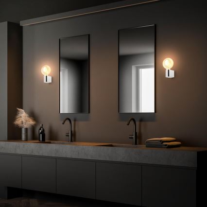 Briloner 2182-018 - Applique murale pour salle de bains DONGA 1xE27/10W/230V IP44 chrome brillant