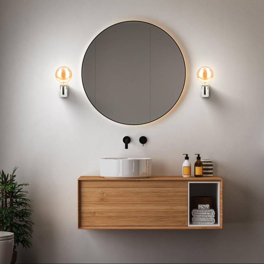 Briloner 2182-018 - Applique murale pour salle de bains DONGA 1xE27/10W/230V IP44 chrome brillant