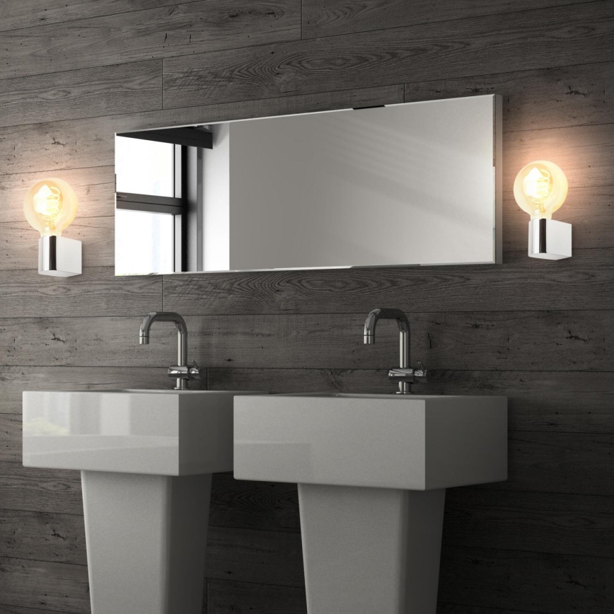 Briloner 2182-018 - Applique murale pour salle de bains DONGA 1xE27/10W/230V IP44 chrome brillant