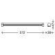 Briloner 2243-118 - Eclairage de miroir de salle de bain à intensité variable LED COOL&COSY LED/10W/230V 2700/4000K IP44