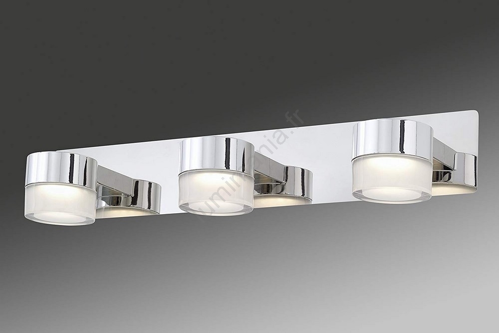 Briloner 2247-038 - Applique murale LED salle de bain SURF 3xLED/5W