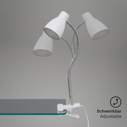 Briloner 2615-016P - Lampe à pince LED GRIP LED/2,5W/230V blanc