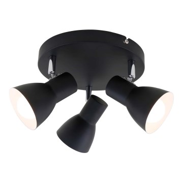 Briloner 2860-035 - Spot d'éclairage CUP 3xE14/25W/230V noir