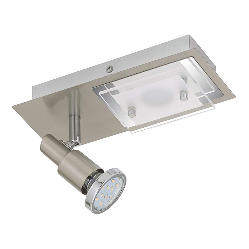 Briloner 2879-022 - Plafonnier LED COMBINATA 1xGU10/3W + LED/5W/230V