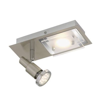 Briloner 2879-022 - Plafonnier LED COMBINATA 1xGU10/3W + LED/5W/230V