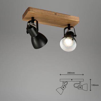 Briloner 2902-025 - Spot SPOT 2xGU10/35W/230V