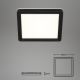 Briloner 3010-015 - plafonnier LED LED/8W/230V 19x19 cm noir IP44