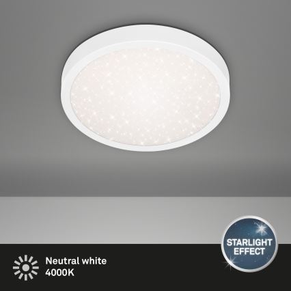 Briloner 3048-016 - Plafonnier RUNA LED/18W/230V blanc