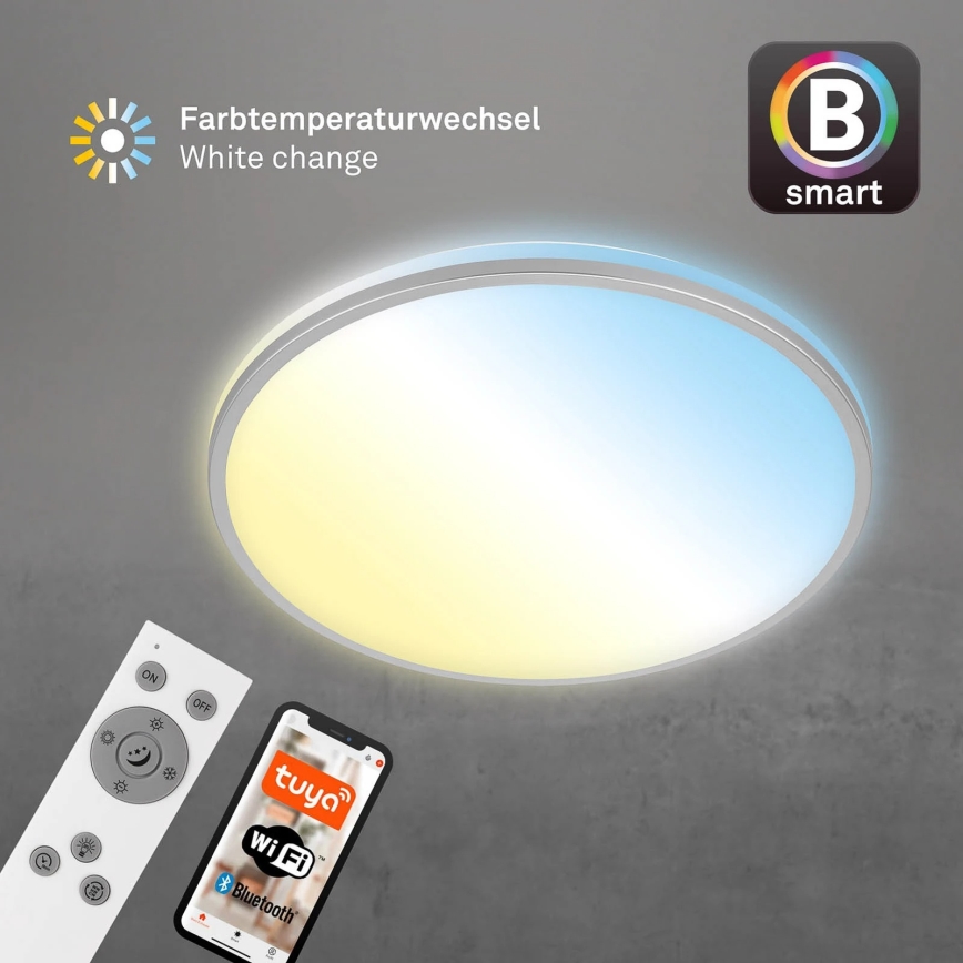 Briloner 3065-014 - Plafonnier LED dimmable IVY LED/42W/230V Wi-Fi Tuya Ø 49 cm + télécommande