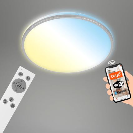 Briloner 3065-014 - Plafonnier LED dimmable IVY LED/42W/230V Wi-Fi Tuya Ø 49 cm + télécommande