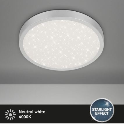 Briloner 3071-014 - Plafonnier RUNA LED/24W/230V argent