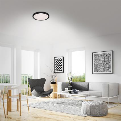 Briloner 3071-015 - Plafonnier RUNA LED/24W/230V noir