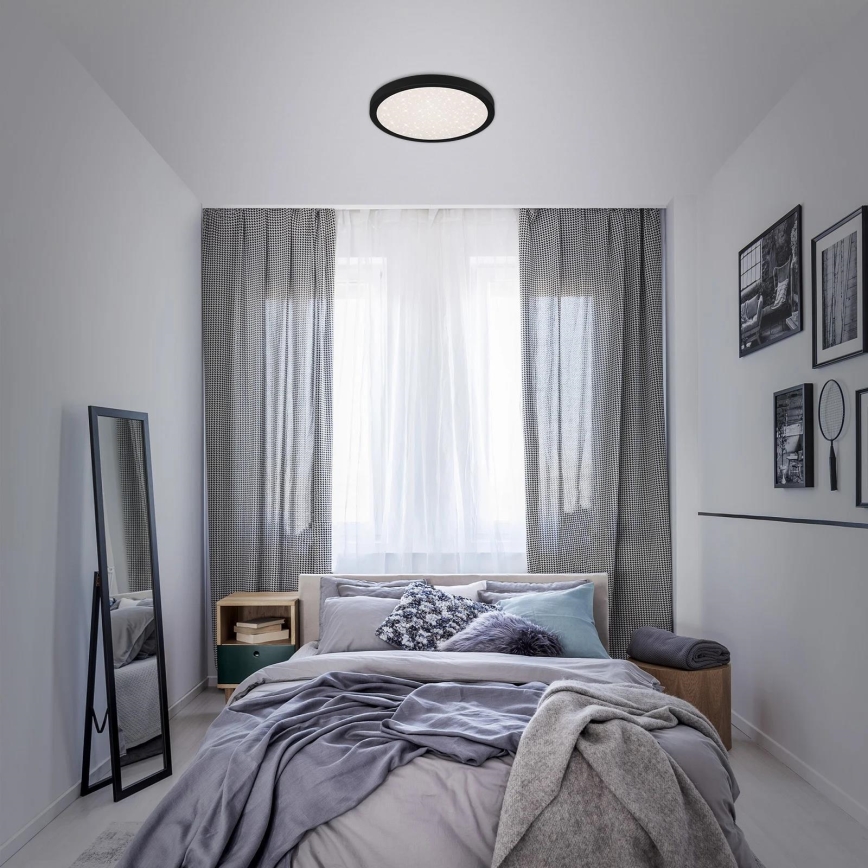 Briloner 3071-015 - Plafonnier RUNA LED/24W/230V noir