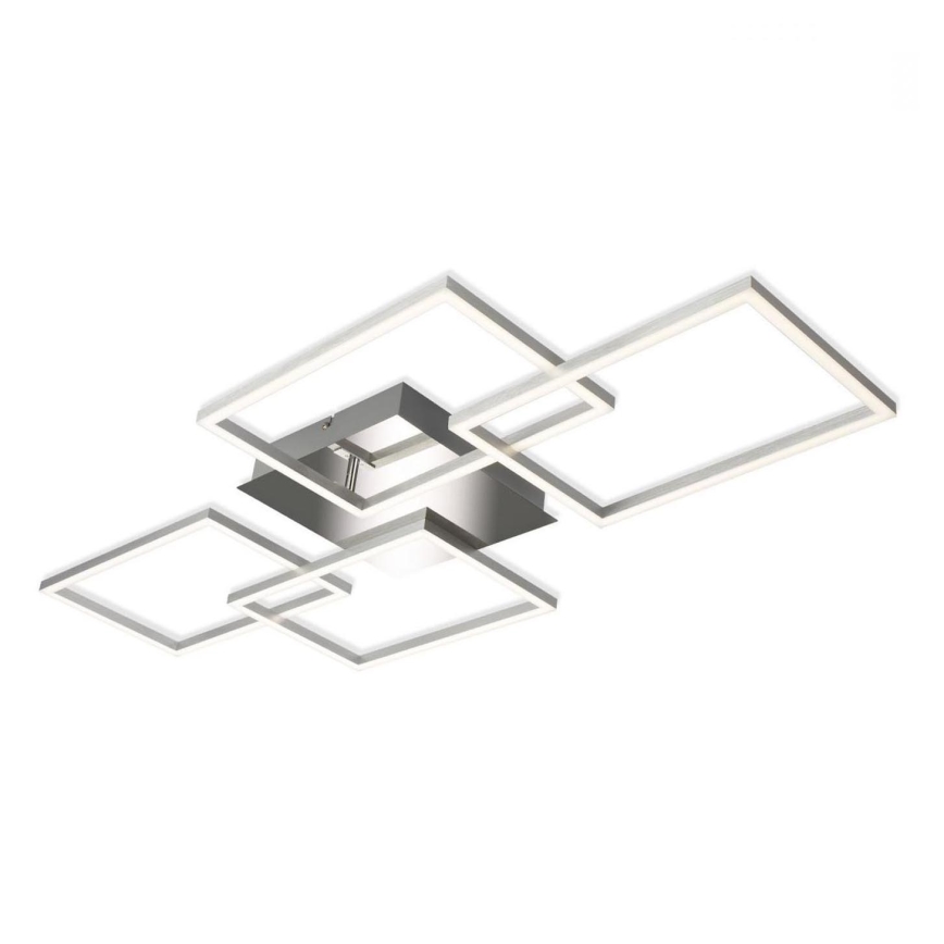 Briloner 3091-018 - Plafonnier à intensité variable FRAME LED/30W/230V chrome brillant