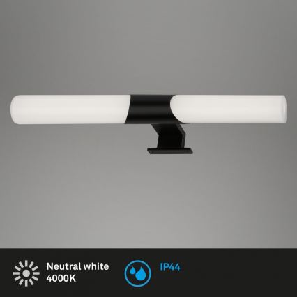 Briloner 3113-115 - Éclairage de miroir salle de bain LED/12W/230V IP44 47 cm noir