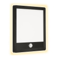 Briloner 313805TF - Applique murale extérieure avec détecteur TELEFUNKEN LED/15W/230V IP44