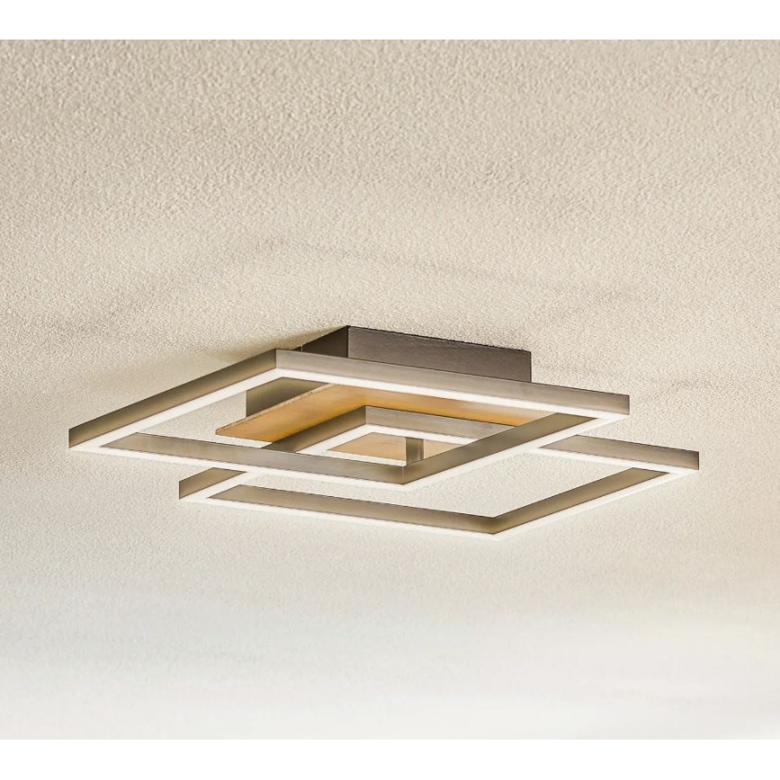 Briloner 3210-014 - Plafonnier à intensité variable FRAME 2xLED/11W/230V marron