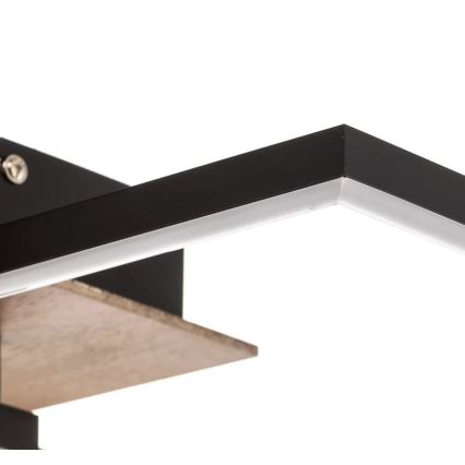 Briloner 3210-014 - Plafonnier à intensité variable FRAME 2xLED/11W/230V marron