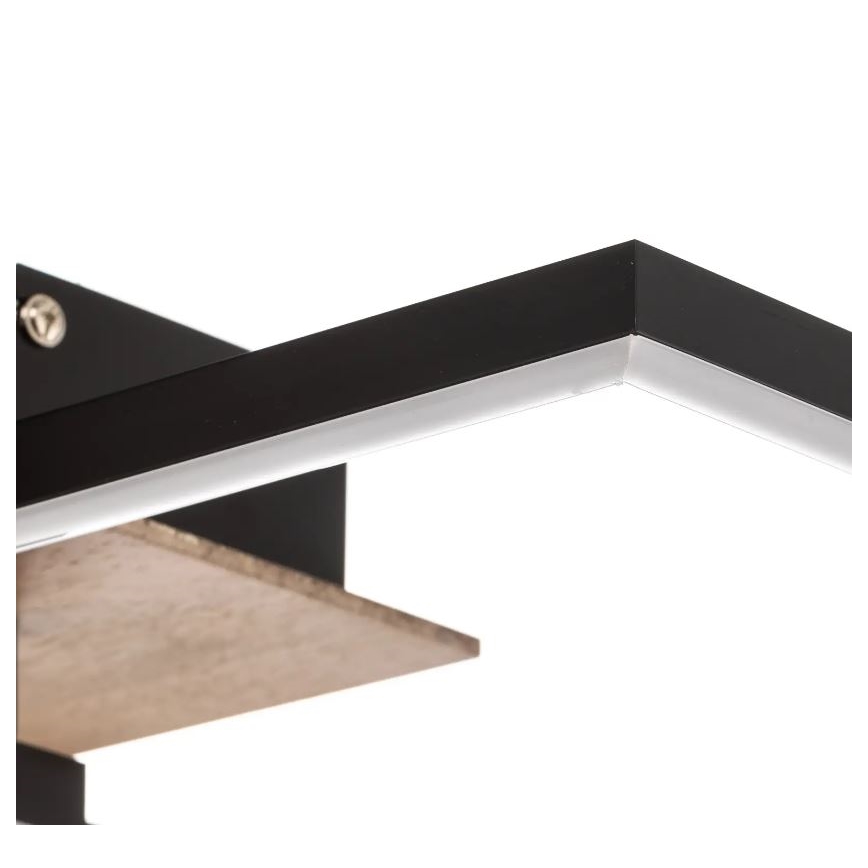 Briloner 3210-014 - Plafonnier à intensité variable FRAME 2xLED/11W/230V marron