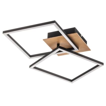 Briloner 3210-014 - Plafonnier à intensité variable FRAME 2xLED/11W/230V marron