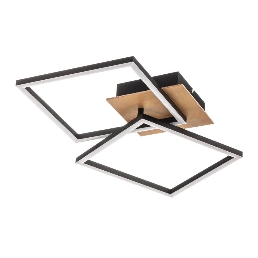 Briloner 3210-014 - Plafonnier à intensité variable FRAME 2xLED/11W/230V marron