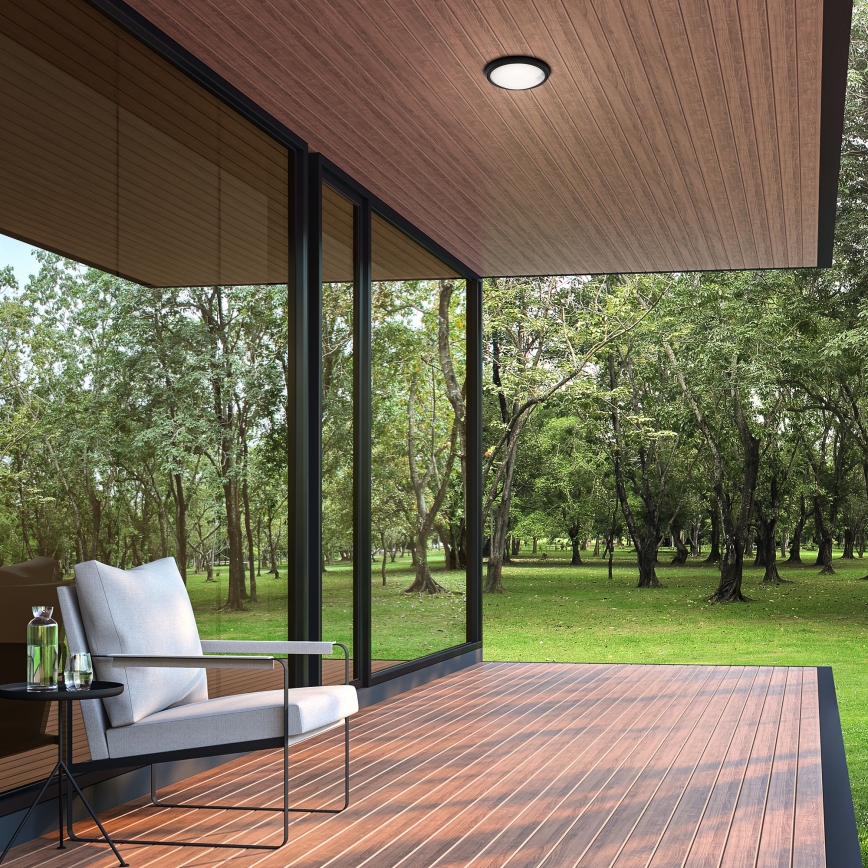 Briloner 3352-015 - Lampe d'extérieur avec détecteur HELSINKI LED/12W/230V IP44