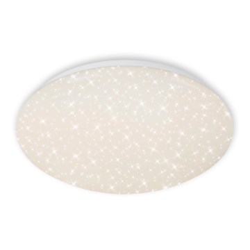 Briloner 3373-016 - Plafonnier LED dimmable STARRY LED/15W/230V 3000–6500 K Ø 28 cm blanc + télécommande