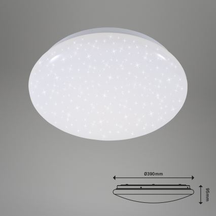 Briloner 3380-116 - Plafonnier LED à intensité variable STARRY SKY LED/18W/230V 2700/4000K