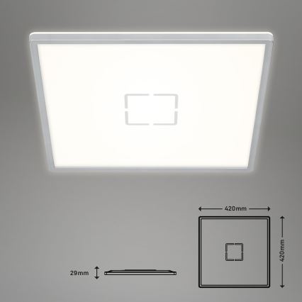 Briloner 3393-014 - plafonnier LED FREE LED/22W/230V 42x42 cm