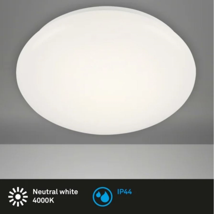 Briloner 3407-016 - Plafonnier LED salle de bain SPLASH LED/18W/230V IP44
