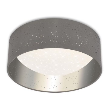 Briloner 3482014 - Plafonnier MAILA STARRY LED/12W/230V gris/argent