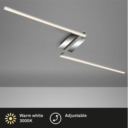 Briloner 3500-018 - Plafonnier LED STAFF 2xLED/6W/230V