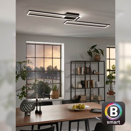 Briloner 3538-015 - Plafonnier LED à intensité variable FRAME 2xLED/20W/230V 2700-6500K Wi-Fi Tuya + Télécommande
