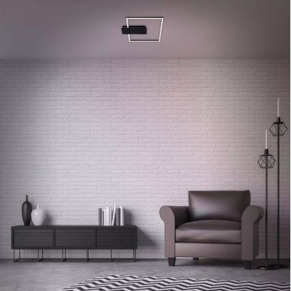 Briloner 3544-015 - Plafonnier à intensité variable NICO LED/12W/230V noir