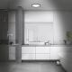 Briloner 3642-415 - Plafonnier salle de bain SLIM LED/19W/230V d. 29 cm IP44 noir