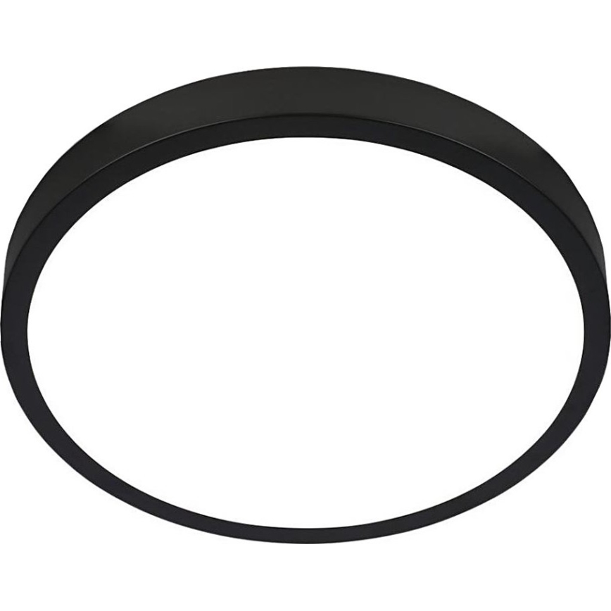 Briloner 3709-015 - Plafonier RGBW à intensité variable LED/22W/230V 4000K d. 38 cm noir + Télécommande
