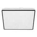 Briloner 3748-415 - Plafonnier à LED STAR SKY LED/15W/230V 27x27 cm noir