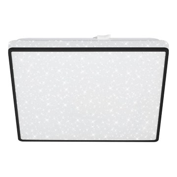 Briloner 3748-415 - Plafonnier à LED STAR SKY LED/15W/230V 27x27 cm noir