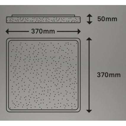 Briloner 3749-414 - Plafonnier LINO LED/24W/230V chrome mat