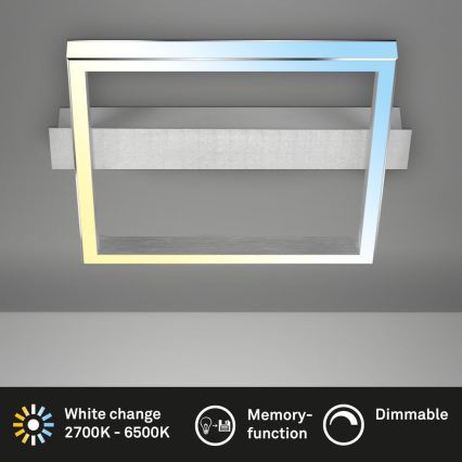 Briloner 3760-019 - Plafonnier LED dimmable FRAME LED/23W/230V 2700-6500K 42x36 cm + télécommande