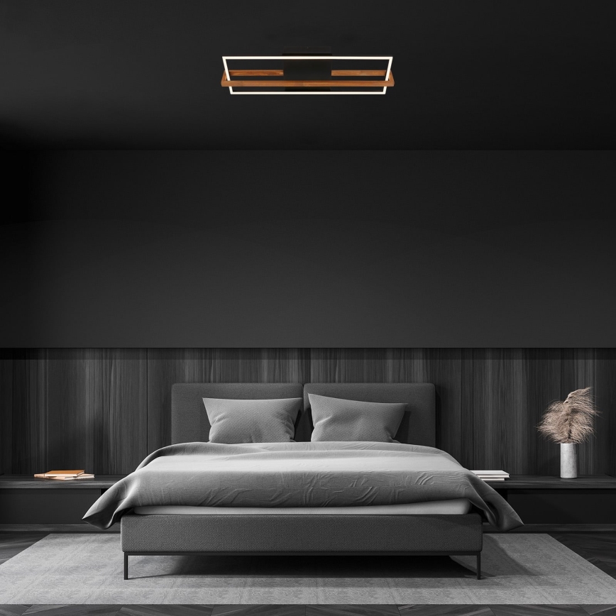 Briloner 3777-015 - Plafonnier LED FRAME LED/21W/230V 3000K, noir