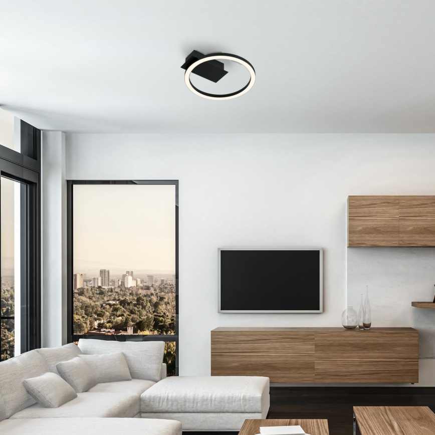 Briloner 3778-015 - plafonnier LED FRAME LED/5W/230V Ø 20 cm noir