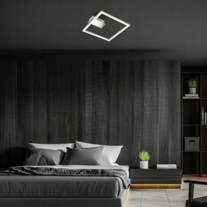 Briloner 3780-014 - Plafonnier LED FRAME LED/14W/230V 26,5x25 cm chrome mat