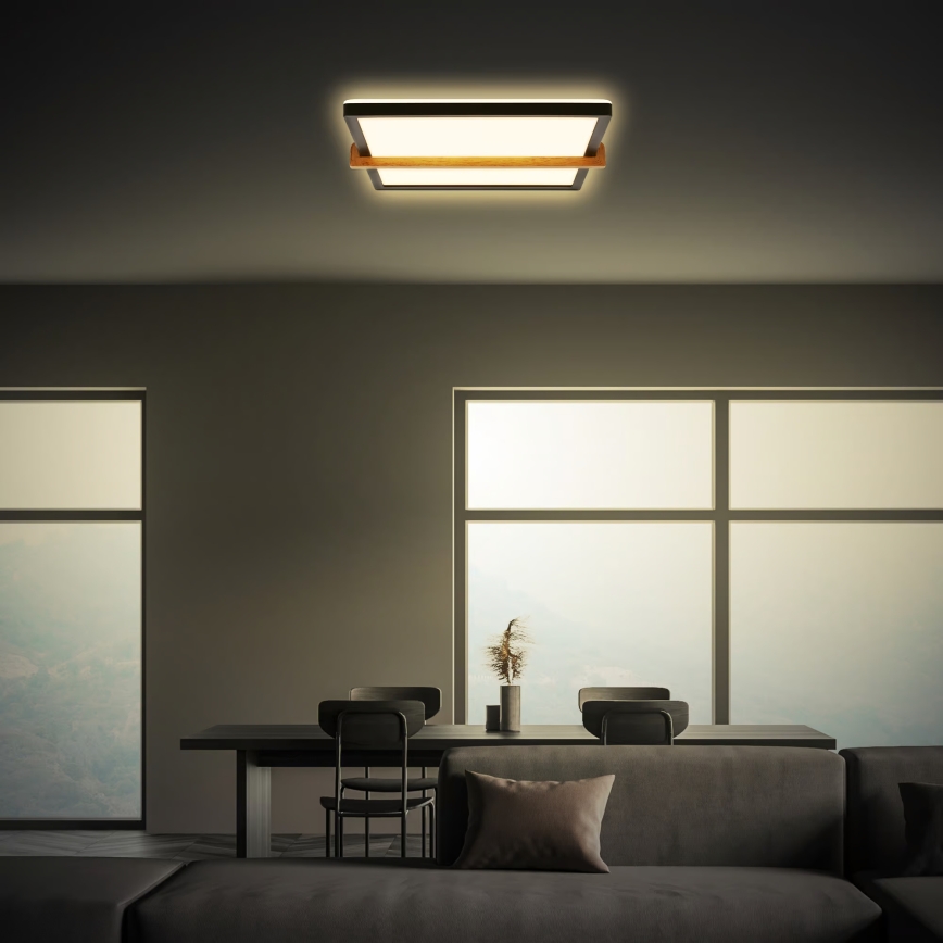 Briloner 3845015 - Plafonnier LED LED/18W/230V 29,5x31,5 cm