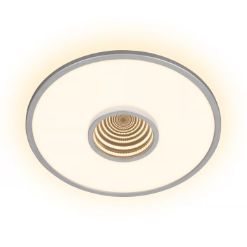 Briloner 3847014 - Plafonnier LED TORO LED/18W/230V Ø 42 cm chrome mat